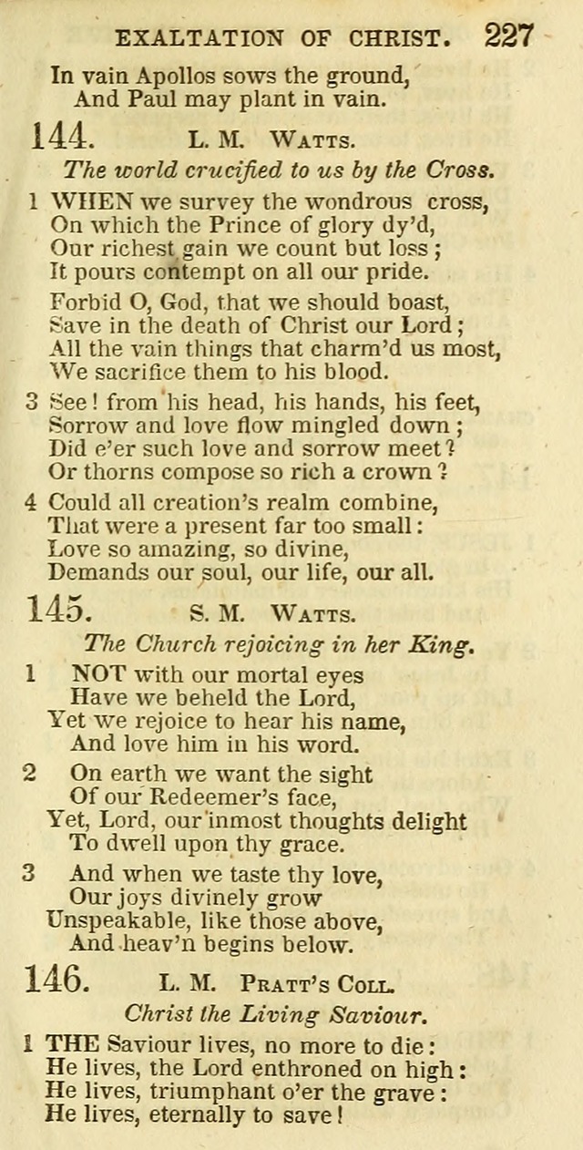 The Christian Psalmist: being a collection of psalms, hymns, and spiritual songs compiled from the most approved authors, and designed as a standard hymn book for public and social worship page 227