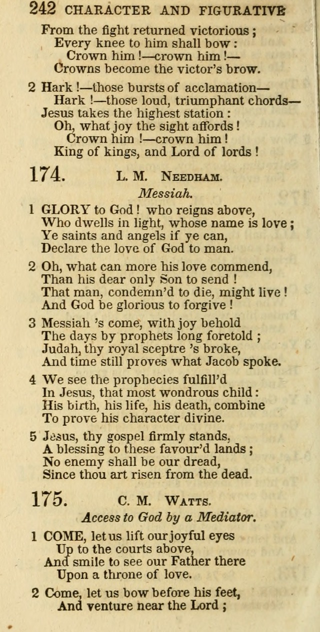 The Christian Psalmist: being a collection of psalms, hymns, and spiritual songs compiled from the most approved authors, and designed as a standard hymn book for public and social worship page 242