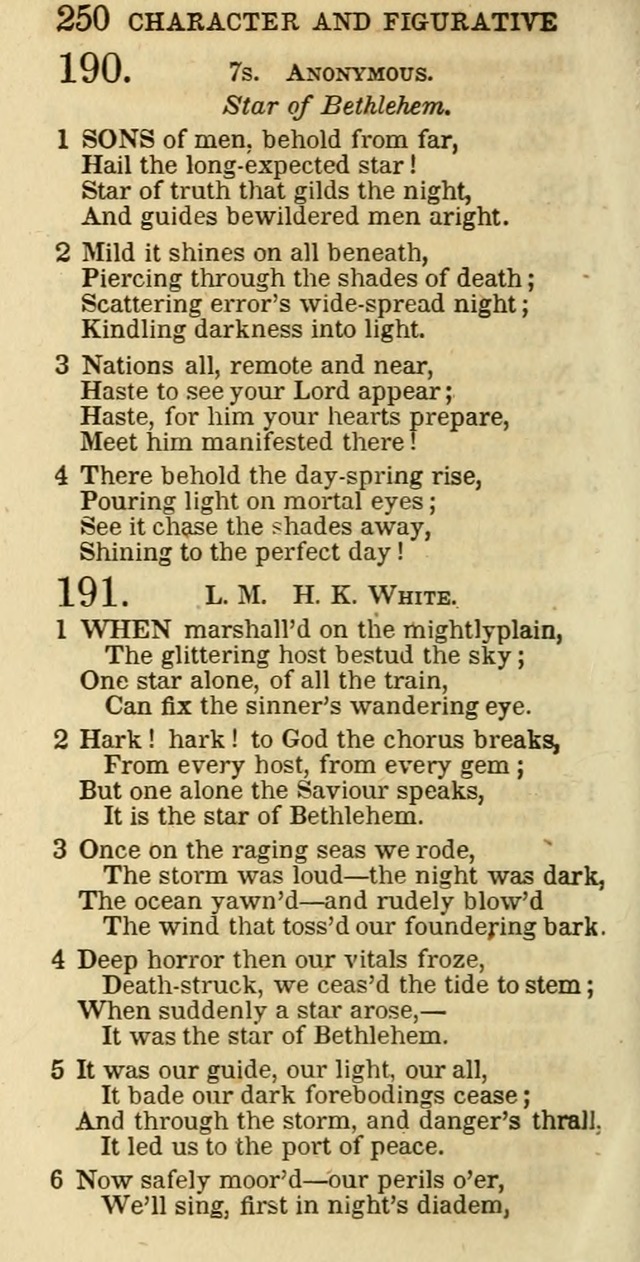 The Christian Psalmist: being a collection of psalms, hymns, and spiritual songs compiled from the most approved authors, and designed as a standard hymn book for public and social worship page 250