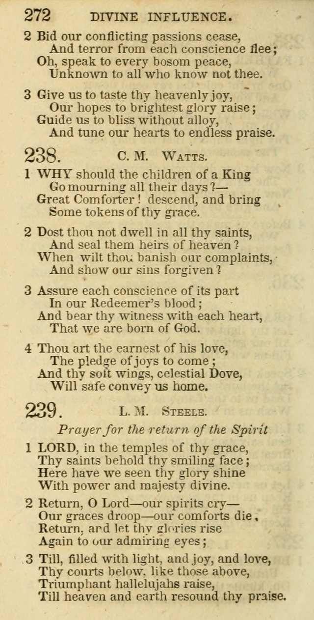 The Christian Psalmist: being a collection of psalms, hymns, and spiritual songs compiled from the most approved authors, and designed as a standard hymn book for public and social worship page 272
