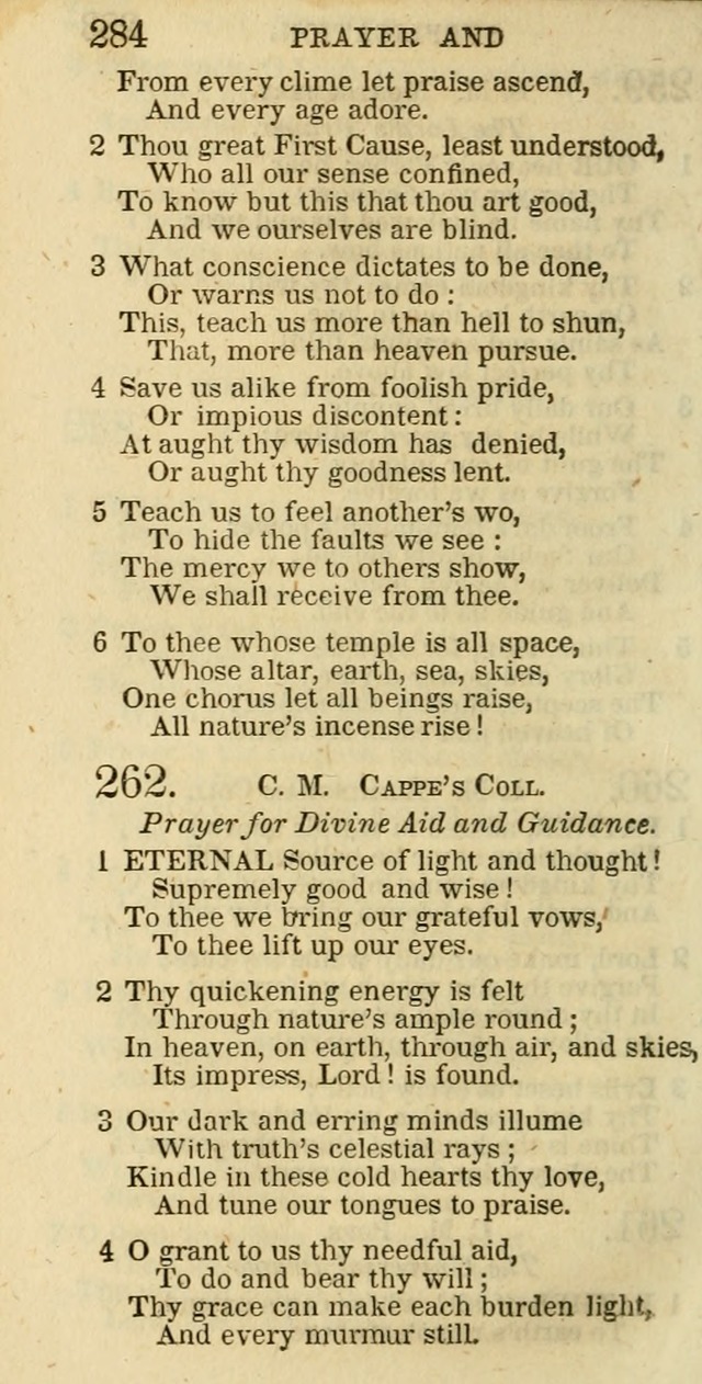 The Christian Psalmist: being a collection of psalms, hymns, and spiritual songs compiled from the most approved authors, and designed as a standard hymn book for public and social worship page 284