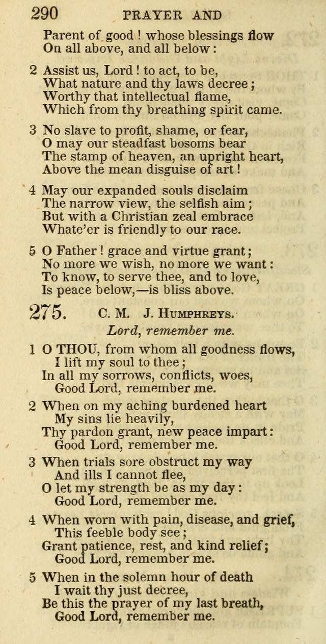 The Christian Psalmist: being a collection of psalms, hymns, and spiritual songs compiled from the most approved authors, and designed as a standard hymn book for public and social worship page 290