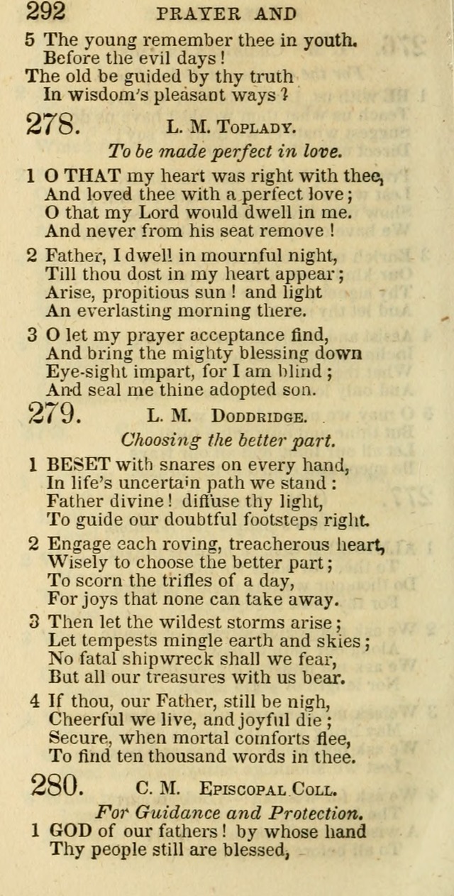 The Christian Psalmist: being a collection of psalms, hymns, and spiritual songs compiled from the most approved authors, and designed as a standard hymn book for public and social worship page 292