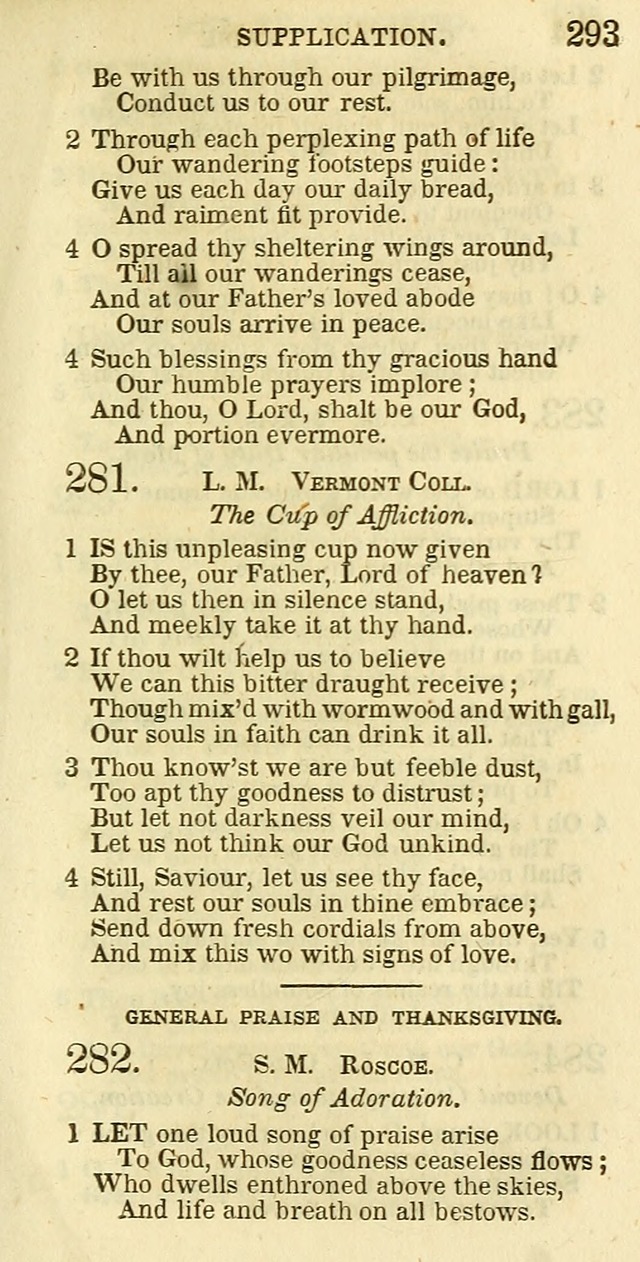 The Christian Psalmist: being a collection of psalms, hymns, and spiritual songs compiled from the most approved authors, and designed as a standard hymn book for public and social worship page 293