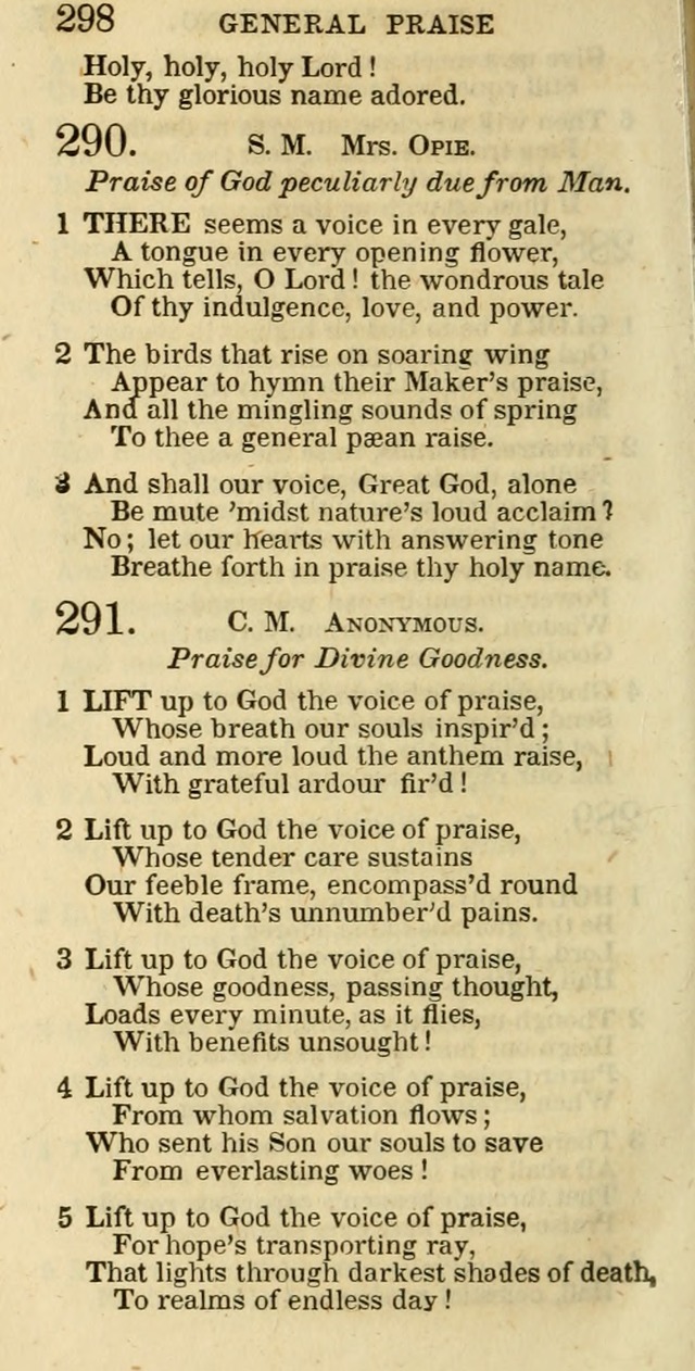 The Christian Psalmist: being a collection of psalms, hymns, and spiritual songs compiled from the most approved authors, and designed as a standard hymn book for public and social worship page 298