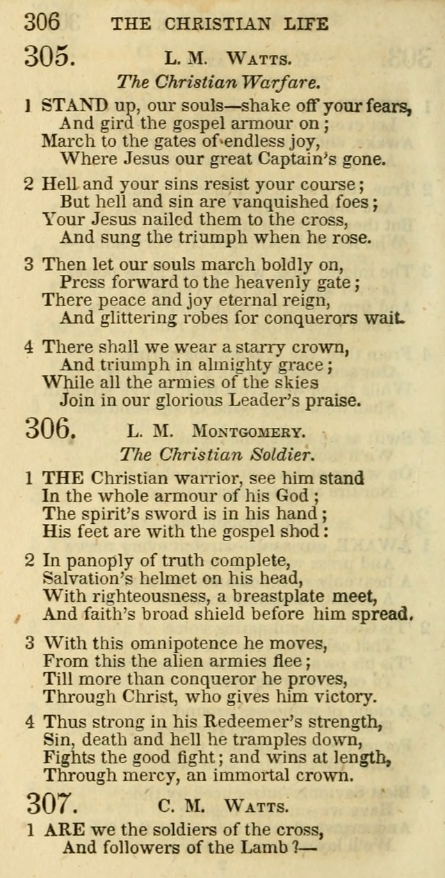 The Christian Psalmist: being a collection of psalms, hymns, and spiritual songs compiled from the most approved authors, and designed as a standard hymn book for public and social worship page 306
