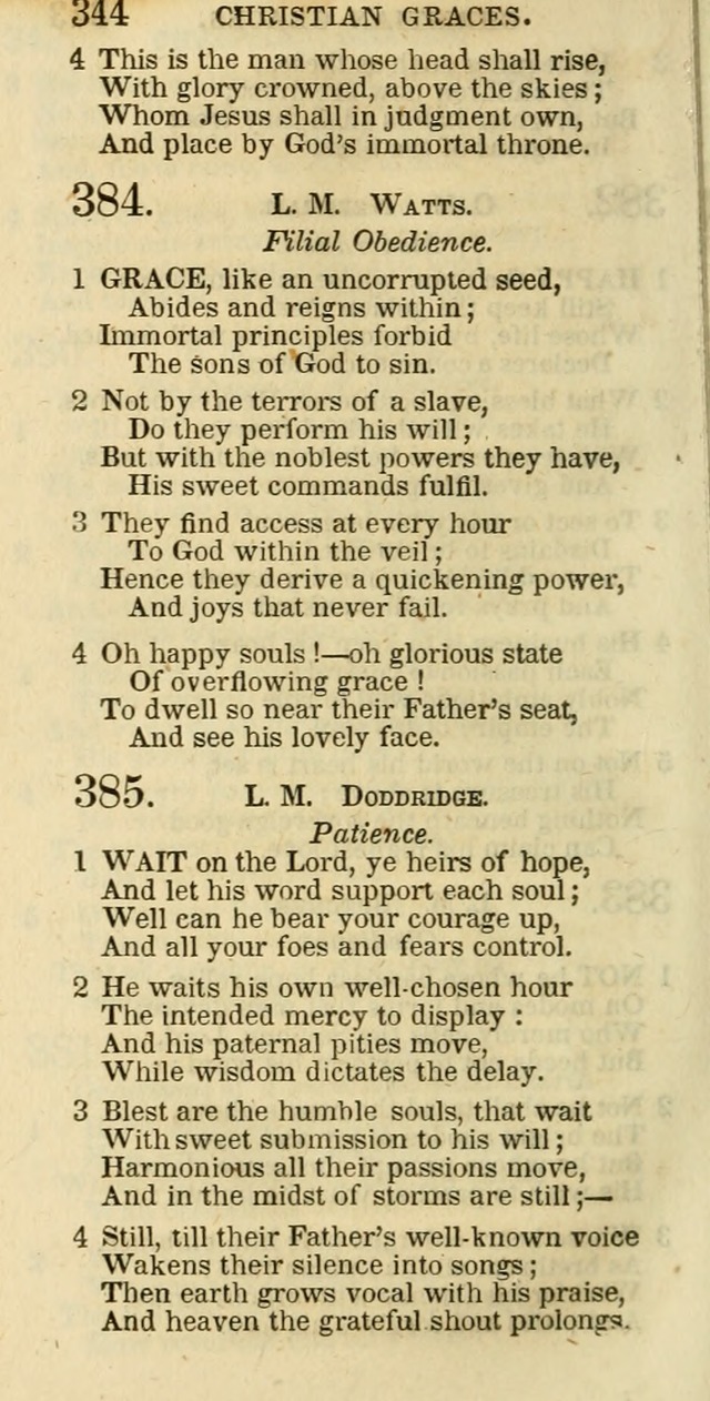 The Christian Psalmist: being a collection of psalms, hymns, and spiritual songs compiled from the most approved authors, and designed as a standard hymn book for public and social worship page 344