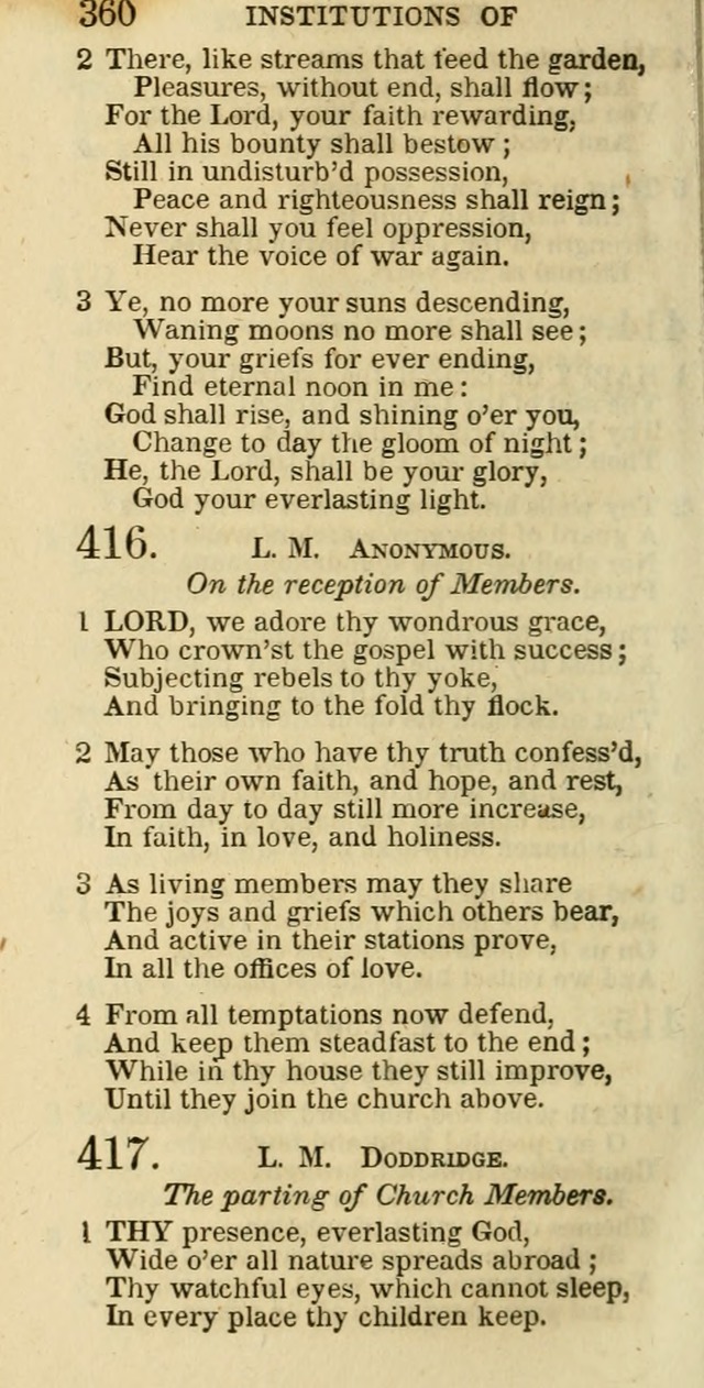 The Christian Psalmist: being a collection of psalms, hymns, and spiritual songs compiled from the most approved authors, and designed as a standard hymn book for public and social worship page 360
