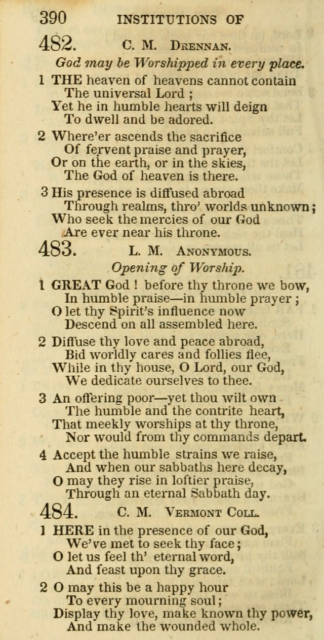 The Christian Psalmist: being a collection of psalms, hymns, and spiritual songs compiled from the most approved authors, and designed as a standard hymn book for public and social worship page 390