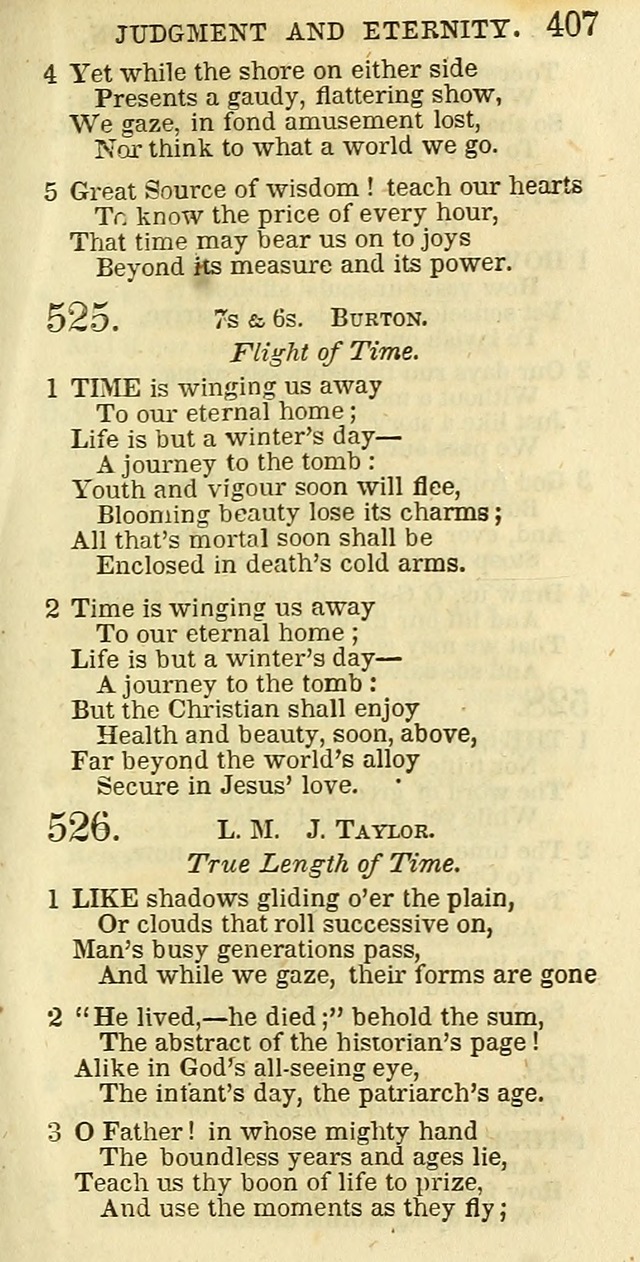 The Christian Psalmist: being a collection of psalms, hymns, and spiritual songs compiled from the most approved authors, and designed as a standard hymn book for public and social worship page 407