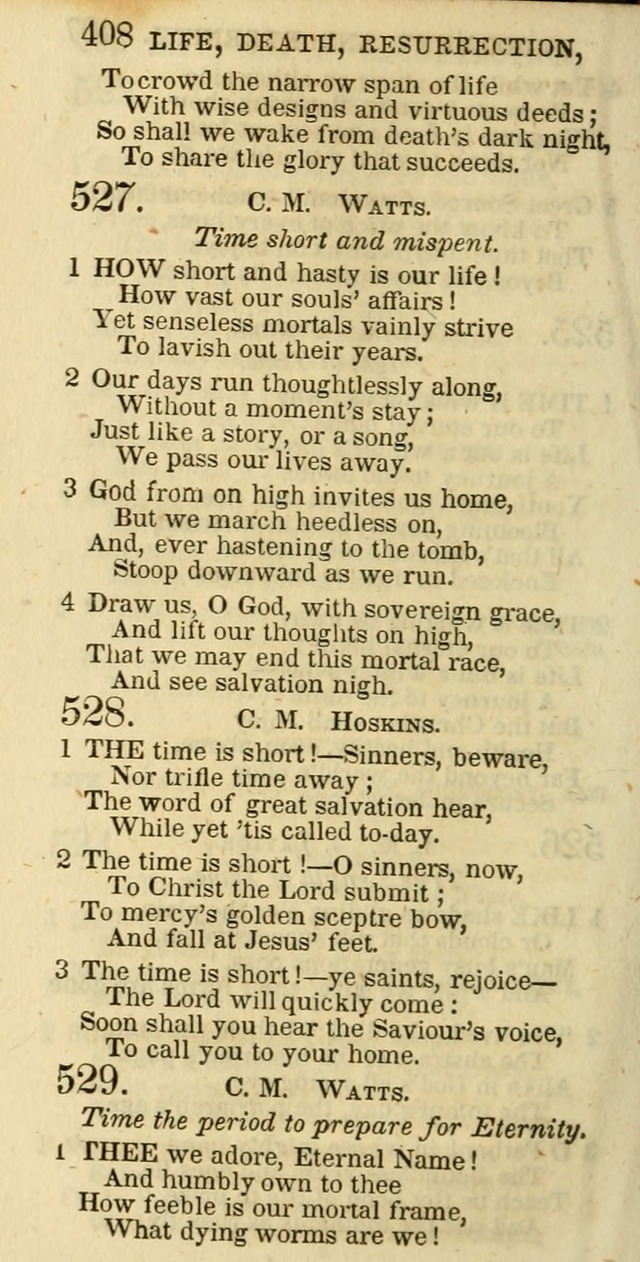 The Christian Psalmist: being a collection of psalms, hymns, and spiritual songs compiled from the most approved authors, and designed as a standard hymn book for public and social worship page 408