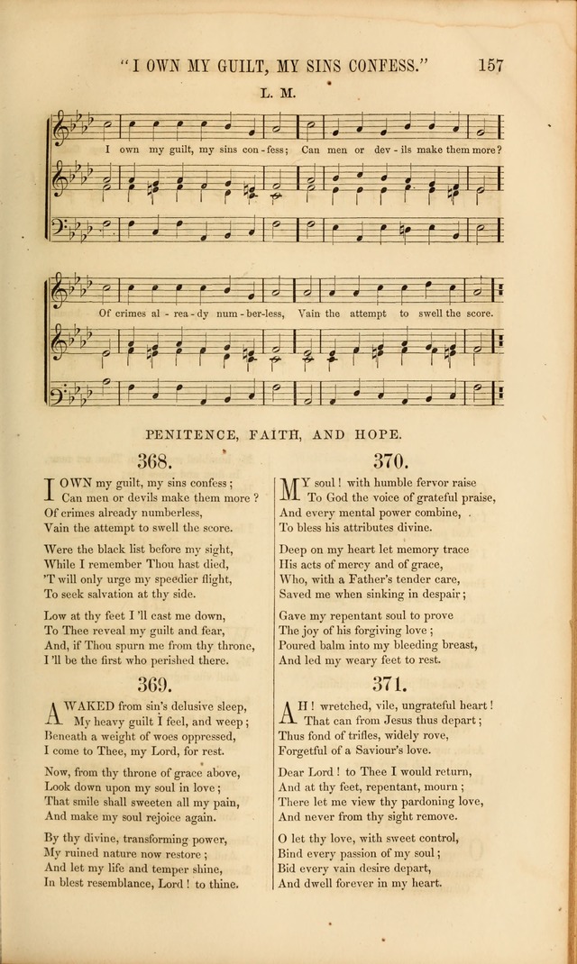 Church Pastorals, hymns and tunes for public and social worship page 157