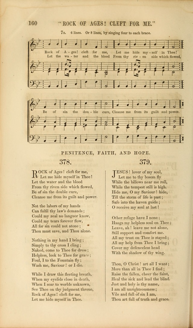 Church Pastorals, hymns and tunes for public and social worship page 160