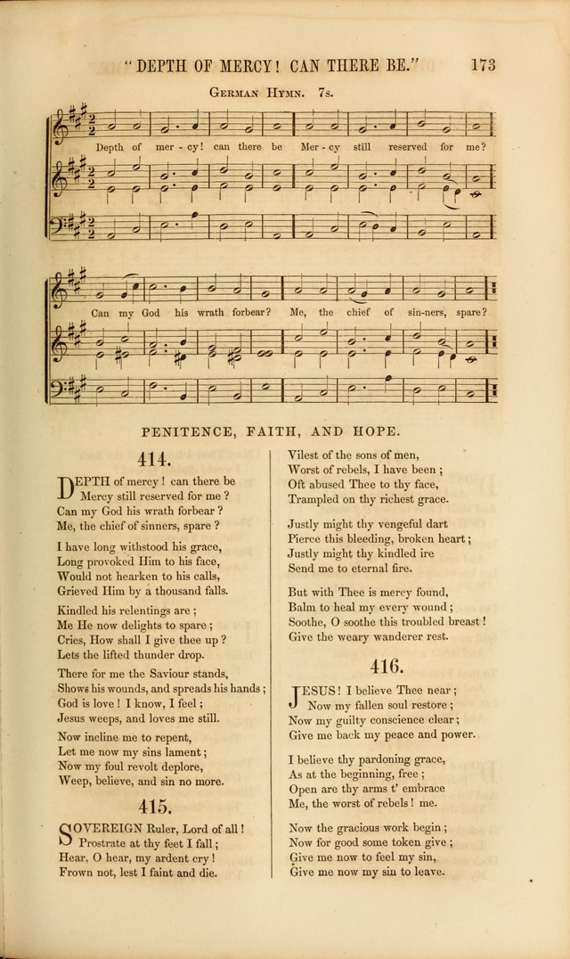 Church Pastorals, hymns and tunes for public and social worship page 173