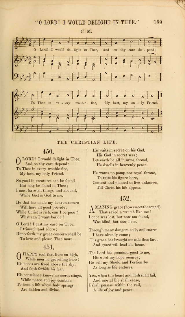 Church Pastorals, hymns and tunes for public and social worship page 189