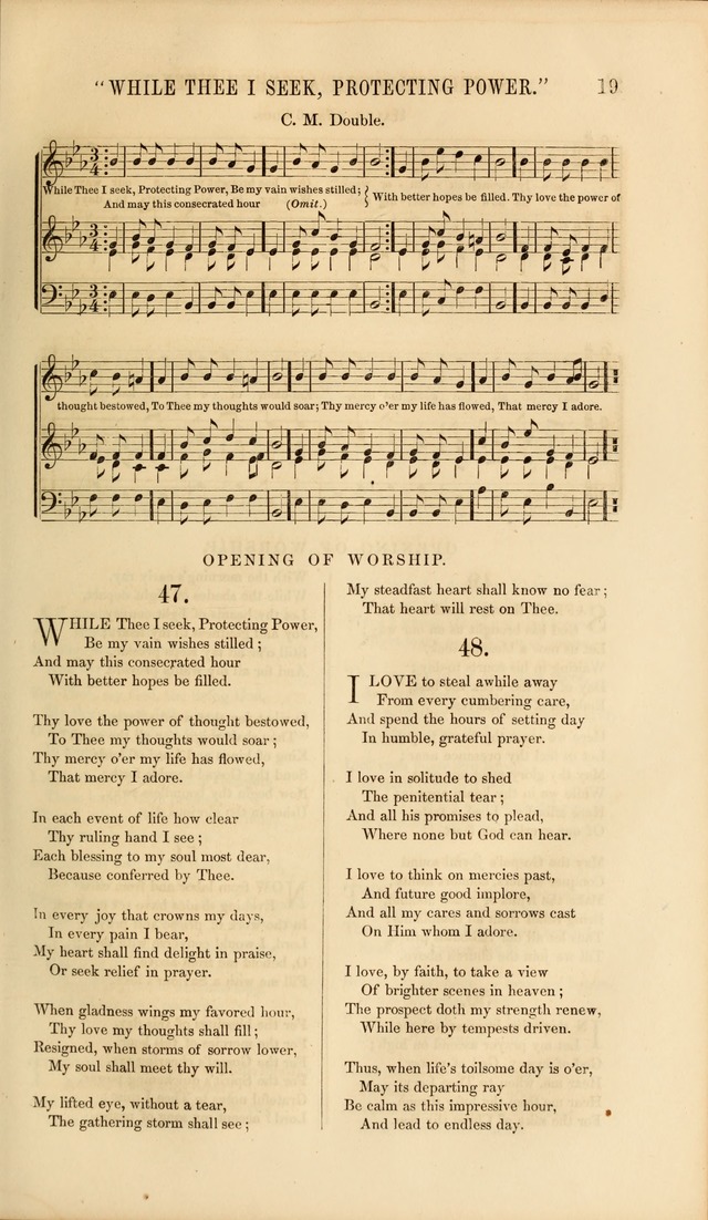 Church Pastorals, hymns and tunes for public and social worship page 19