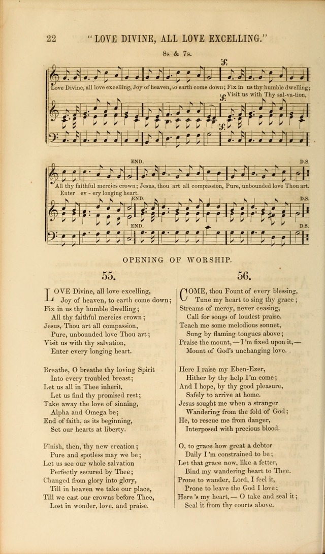 Church Pastorals, hymns and tunes for public and social worship page 22