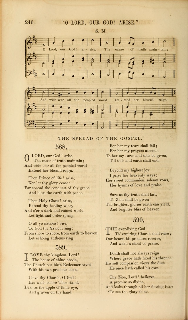 Church Pastorals, hymns and tunes for public and social worship page 246