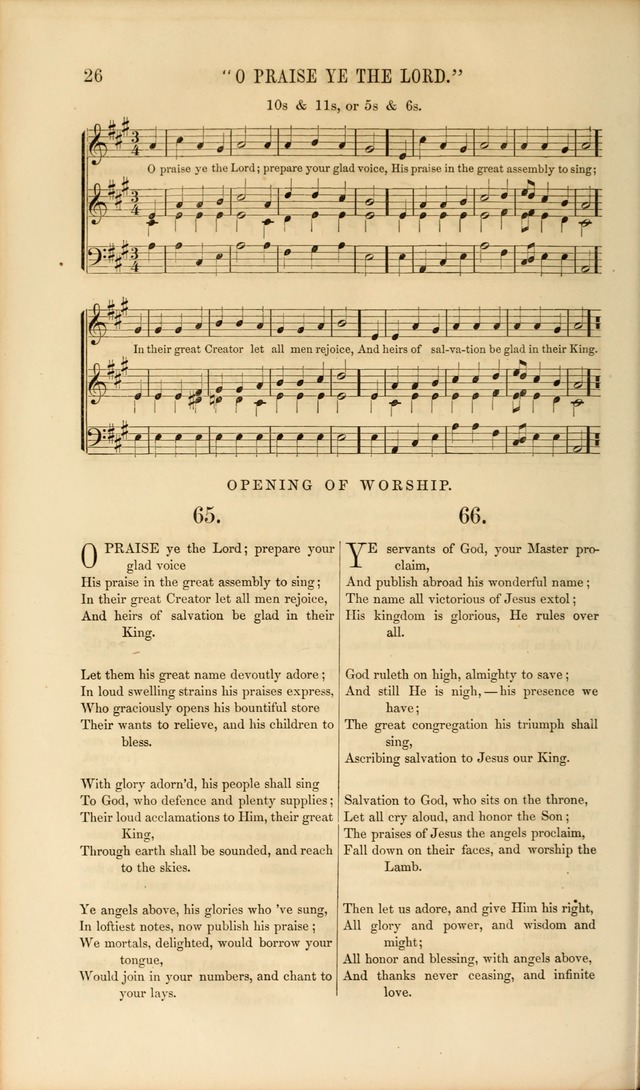 Church Pastorals, hymns and tunes for public and social worship page 26