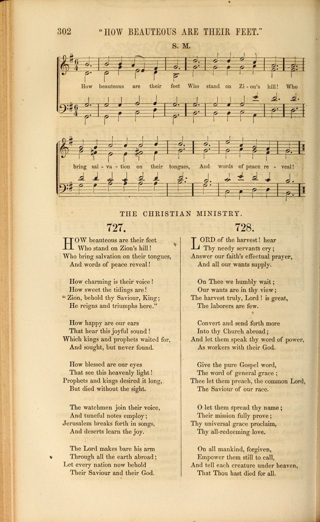 Church Pastorals, hymns and tunes for public and social worship page 302