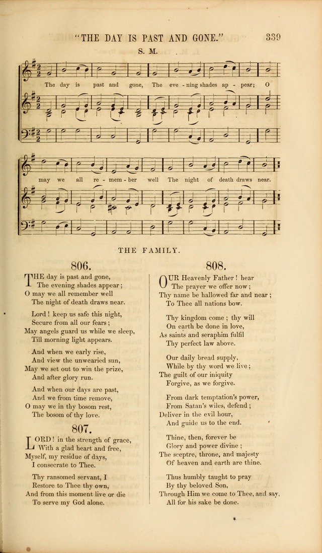 Church Pastorals, hymns and tunes for public and social worship page 339