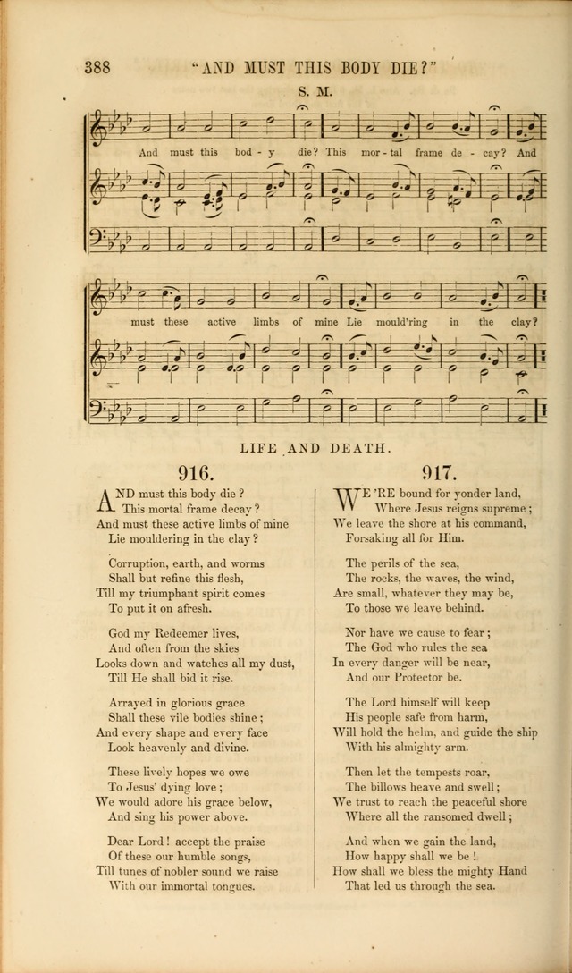 Church Pastorals, hymns and tunes for public and social worship page 388