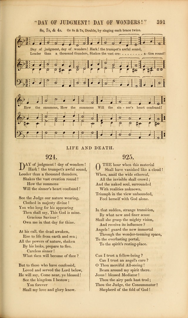 Church Pastorals, hymns and tunes for public and social worship page 391