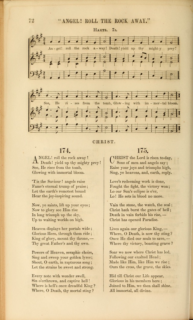 Church Pastorals, hymns and tunes for public and social worship page 72