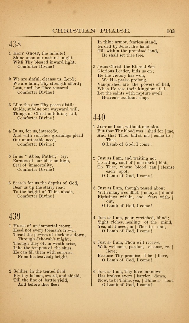 Christian Praise: hymns and tunes for public worship page 200