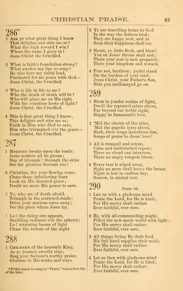 Christian Praise: hymns and tunes for the use of the Baptist churches page 126