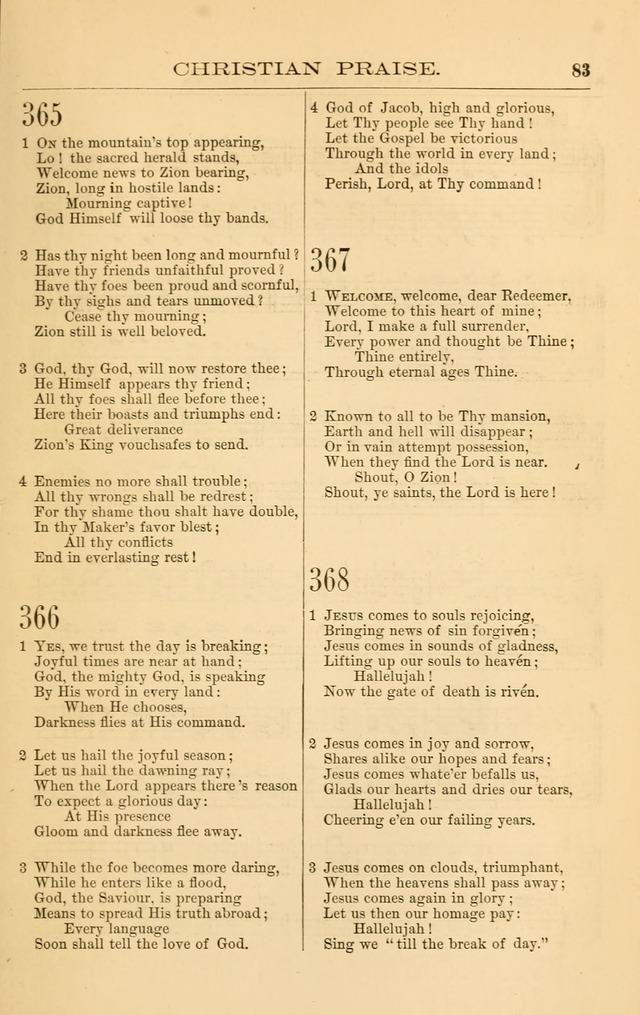 Christian Praise: hymns and tunes for the use of the Baptist churches page 162