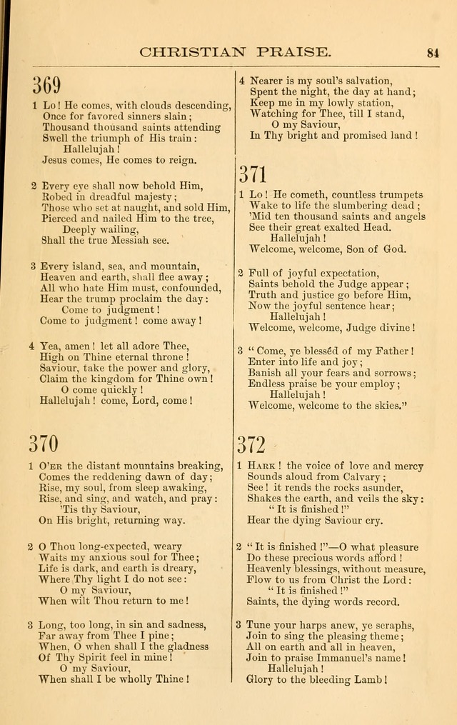 Christian Praise: hymns and tunes for the use of the Baptist churches page 164