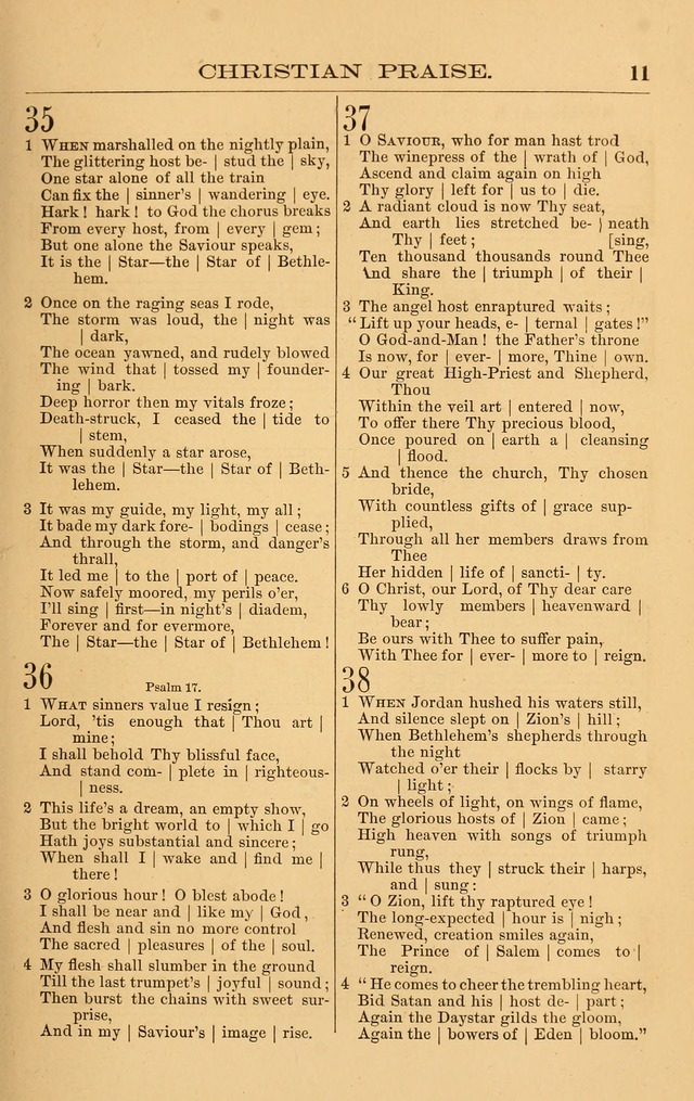 Christian Praise: hymns and tunes for the use of the Baptist churches page 18