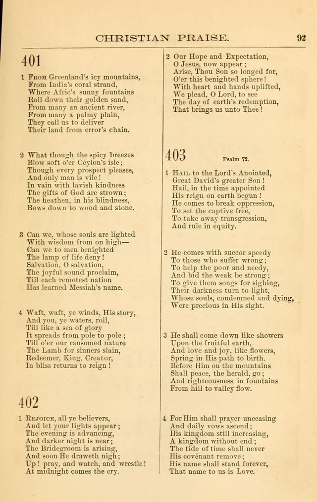 Christian Praise: hymns and tunes for the use of the Baptist churches page 180