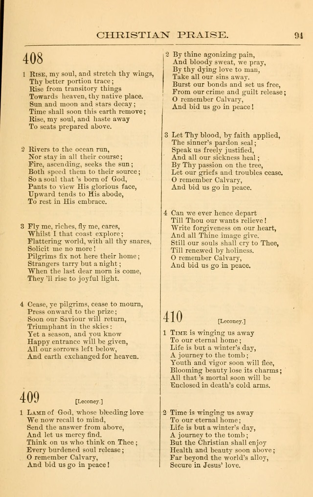 Christian Praise: hymns and tunes for the use of the Baptist churches page 184