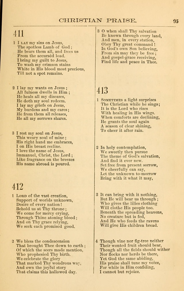 Christian Praise: hymns and tunes for the use of the Baptist churches page 186