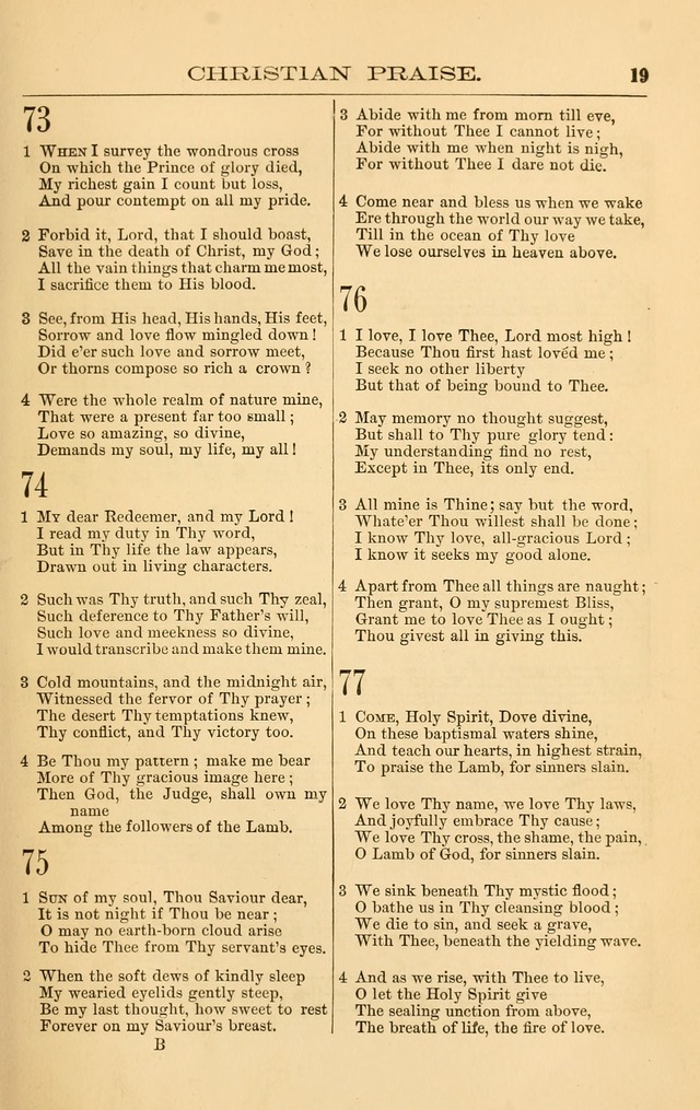 Christian Praise: hymns and tunes for the use of the Baptist churches page 34