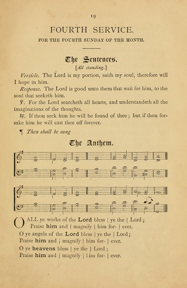 The Church Porch: a service book and hymnal for Sunday schools page 19