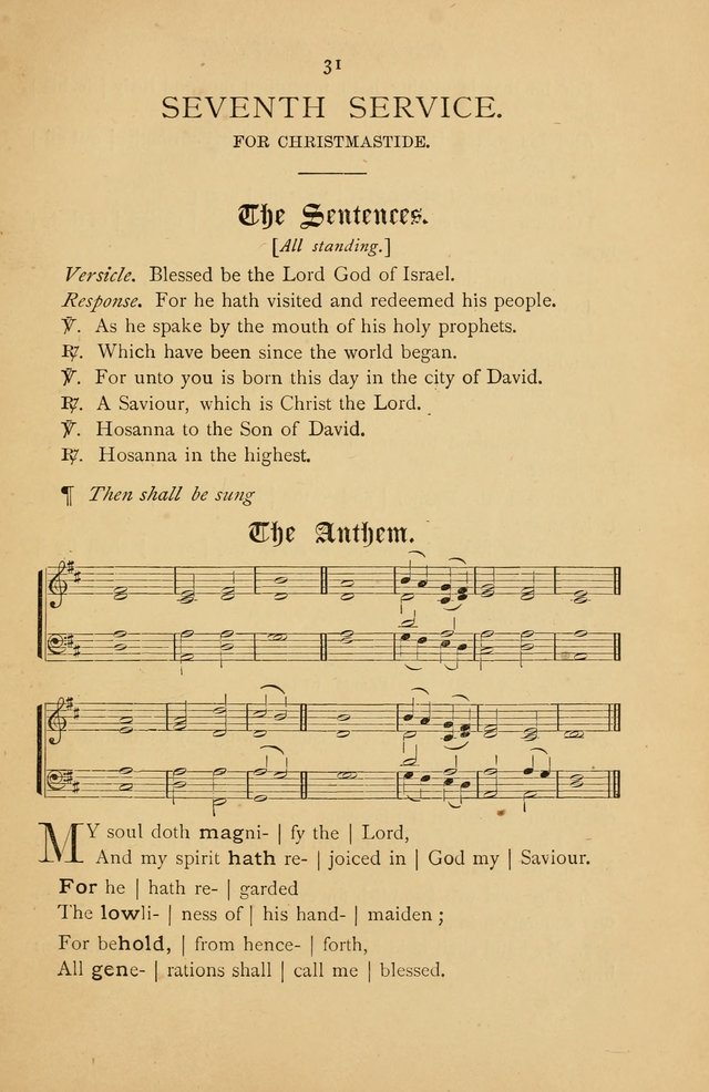 The Church Porch: a service book and hymnal for Sunday schools page 31