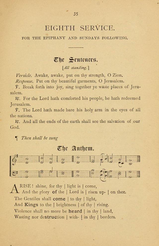 The Church Porch: a service book and hymnal for Sunday schools page 35