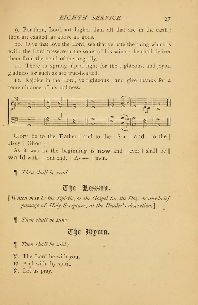 The Church Porch: a service book and hymnal for Sunday schools page 37