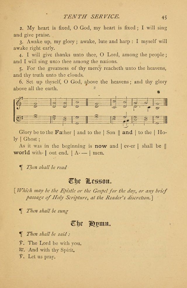 The Church Porch: a service book and hymnal for Sunday schools page 45