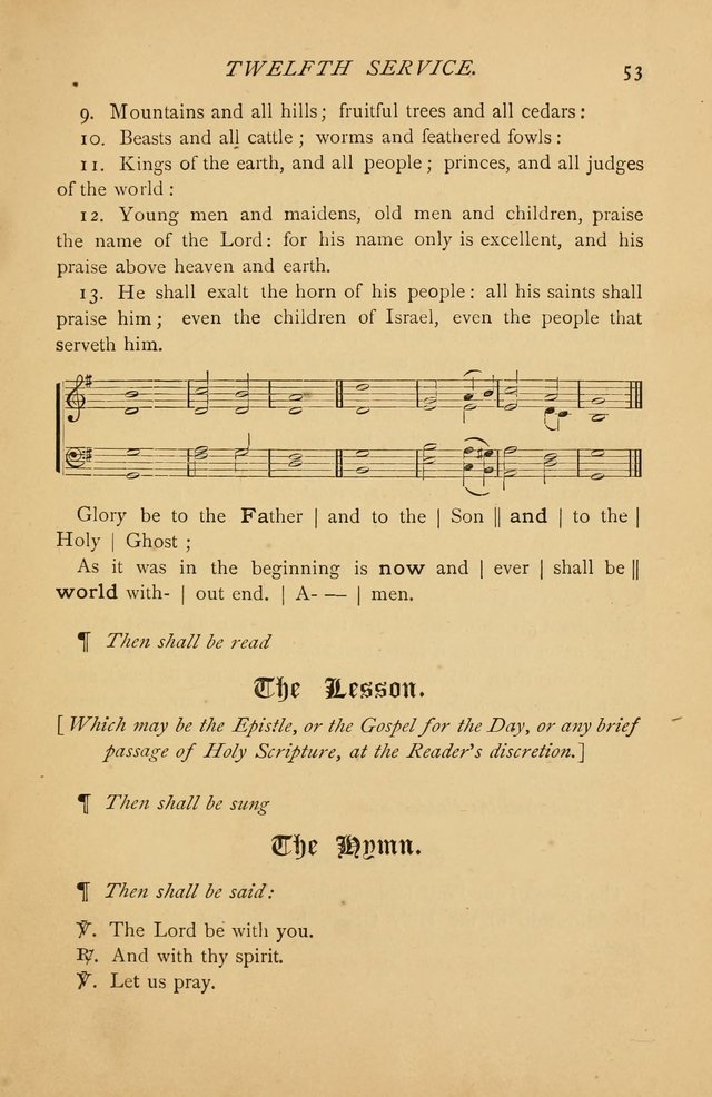 The Church Porch: a service book and hymnal for Sunday schools page 53