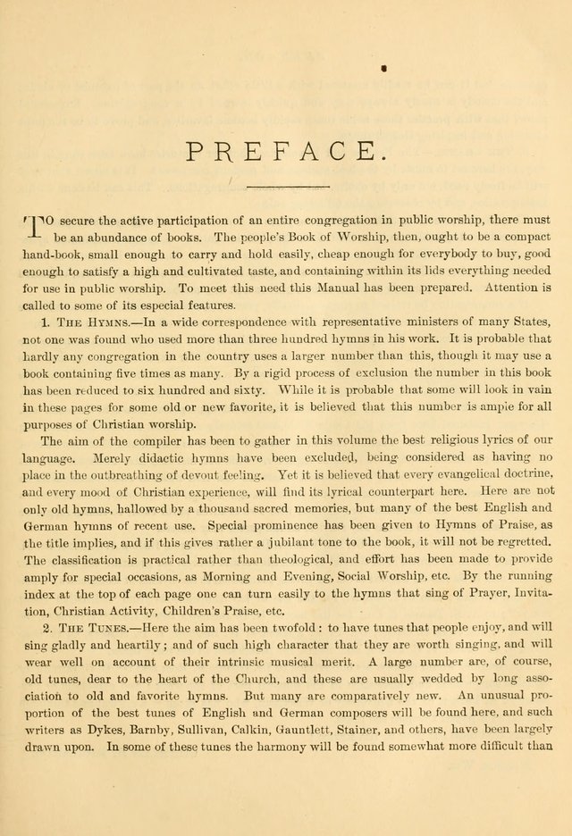 Christian Praise: a manual of worship for public, social and private devotion page 10