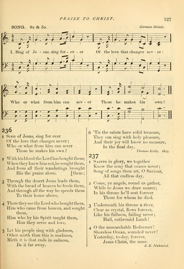 Christian Praise: a manual of worship for public, social and private devotion page 140