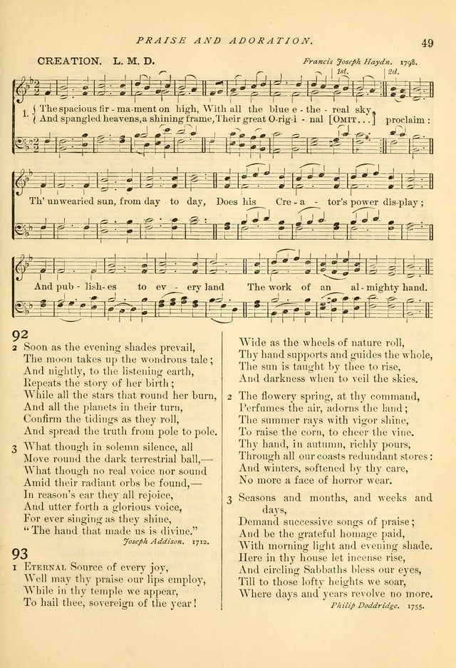 Christian Praise: a manual of worship for public, social and private devotion page 62