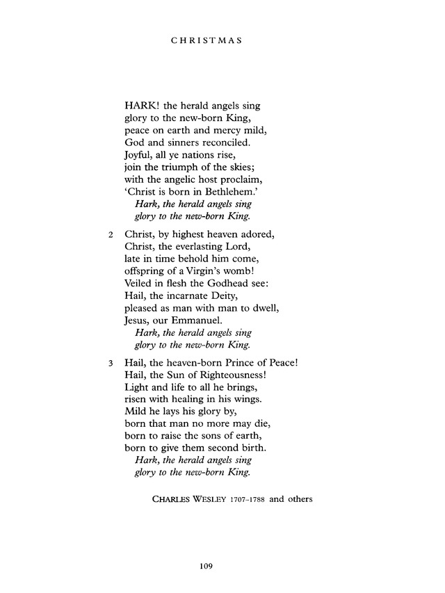 Common Praise: A new edition of Hymns Ancient and Modern page 109