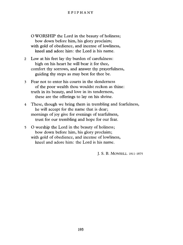 Common Praise: A new edition of Hymns Ancient and Modern page 193