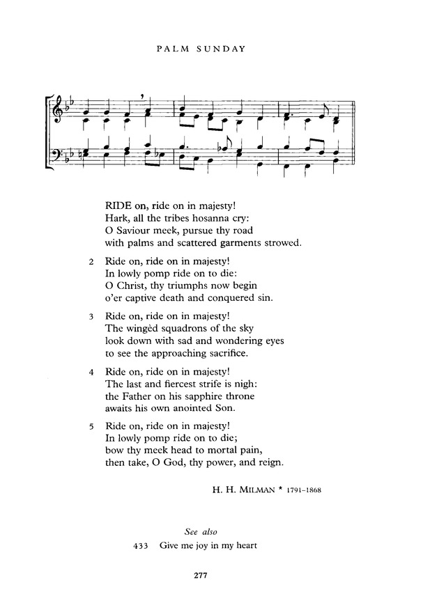 Common Praise: A new edition of Hymns Ancient and Modern page 277