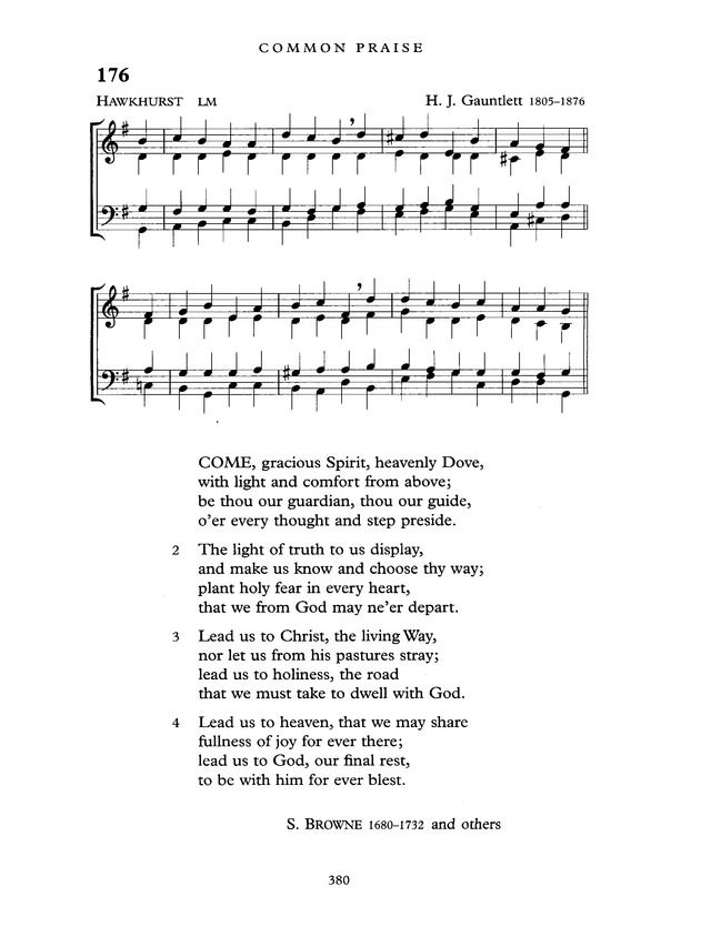 Common Praise: A new edition of Hymns Ancient and Modern page 380